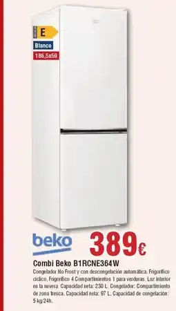 Hiper FROIZ BEKO Combi B1RCNE364W oferta