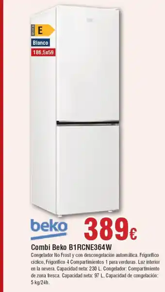 Hiper FROIZ BEKO Combi B1RCNE364W oferta