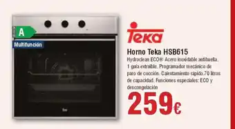 Hiper FROIZ TEKA Horno HSB615 oferta