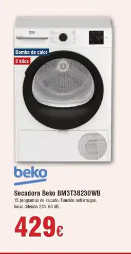 Hiper FROIZ BEKO Secadora Beko BM3T38230WB oferta
