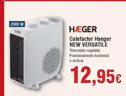 Hiper FROIZ HÆGER Calefactor Haeger NEW VERSATILE oferta