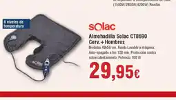 Hiper FROIZ SOLAC Almohadilla Solac CT8690 Cerv.+Hombros oferta