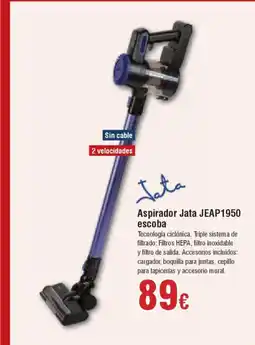 Hiper FROIZ JATA Aspirador JEAP1950 escoba oferta