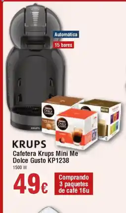Hiper FROIZ KRUPS Cafetera Krups Mini Me Dolce Gusto KP1238 oferta