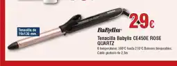 Hiper FROIZ BABYLISS Tenacilla Babylis CE450E ROSE QUARTZ oferta