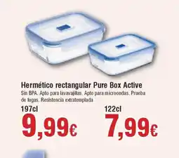 Hiper FROIZ Hermético rectangular Pure Box Active oferta