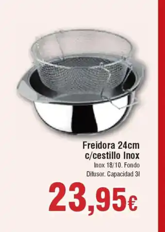 Hiper FROIZ Freidora c/cestillo Inox oferta