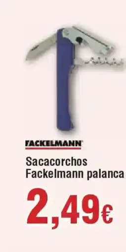Hiper FROIZ FACKELMANN Sacacorchos Fackelmann palanca oferta