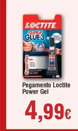 Hiper FROIZ Pegamento Loctite Power Gel oferta