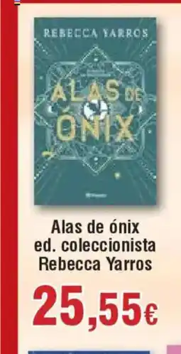 Hiper FROIZ Alas de ónix ed. coleccionista Rebecca Yarros oferta