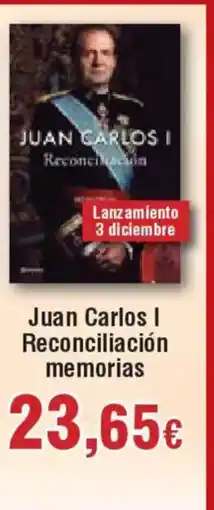 Hiper FROIZ Juan Carlos I Reconciliación memorias oferta
