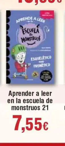 Hiper FROIZ Aprender a leer en la escuela de monstruos 21 oferta