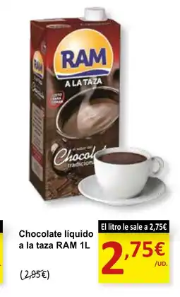 SPAR RAM Chocolate líquido a la taza oferta