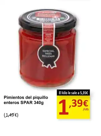 SPAR SPAR Pimientos del piquillo enteros oferta