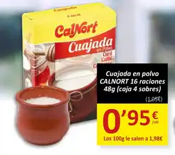 SPAR CALNORT Cuajada en polvo 16 raciones oferta