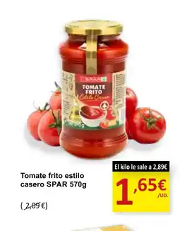 SPAR SPAR Tomate frito estilo casero oferta