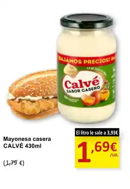SPAR CALVÉ Mayonesa casera oferta