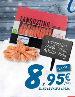 SPAR APOLO Langostino cocido 40/60 oferta