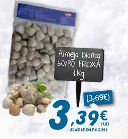SPAR FROXA Almeja blanca 60/80 oferta