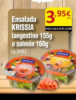 SPAR KRISSIA Ensalada langostino o salmón oferta