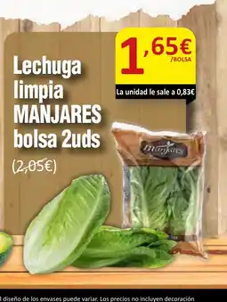 SPAR MANJARES Lechuga limpia oferta
