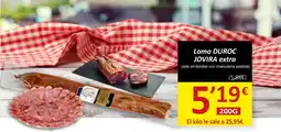 SPAR DUROC JOVIRA Lomo extra oferta