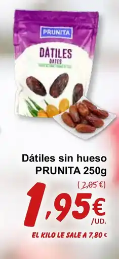 SPAR PRUNITA Dátiles sin hueso oferta