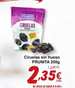 SPAR PRUNITA Ciruelas sin hueso oferta