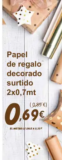 SPAR Papel de regalo decorado oferta