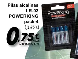 SPAR POWERKING Pilas alcalinas oferta