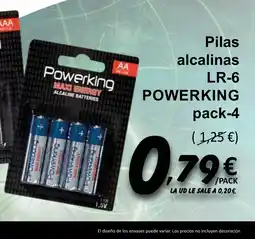 SPAR POWERKING Pilas alcalinas oferta