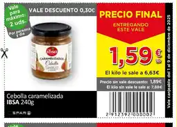 SPAR IBSA Cebolla caramelizada oferta