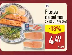 ALDI Filetes de salmón oferta