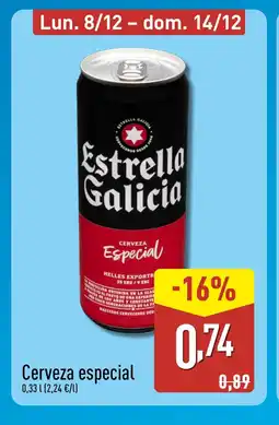 ALDI Cerveza especial oferta