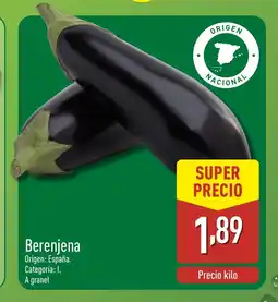 ALDI Berenjena oferta
