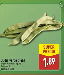 ALDI Judía verde plana oferta
