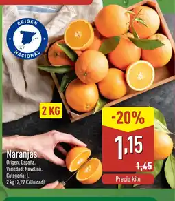 ALDI Naranjas oferta