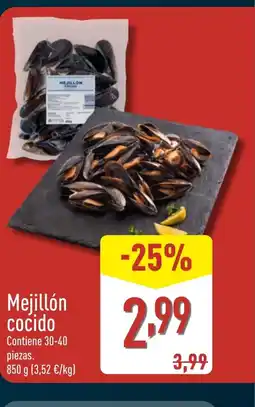 ALDI Mejillón cocido oferta