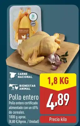 ALDI Pollo entero oferta