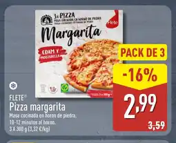 ALDI FLETE Pizza margarita oferta