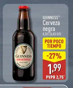 ALDI GUINNESS Cerveza negra oferta