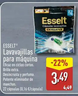 ALDI ESSELT Lavavajillas para máquina oferta