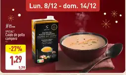 ALDI SPECIAL Caldo de pollo campero oferta