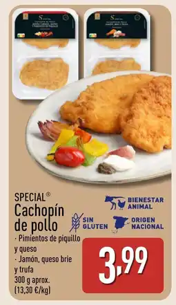 ALDI SPECIAL Cachopín de pollo oferta