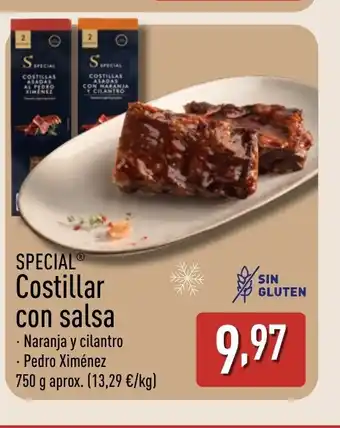 ALDI SPECIAL Costillar con salsa oferta