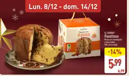 ALDI EL HORNO Panettone oferta