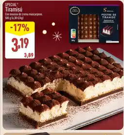 ALDI SPECIAL Tiramisú oferta
