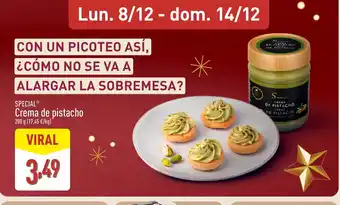 ALDI SPECIAL Crema de pistacho oferta
