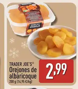 ALDI TRADER JOE'S Orejones de albaricoque oferta