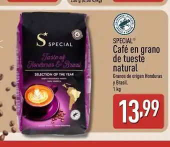 SPECIAL Café en grano de tueste